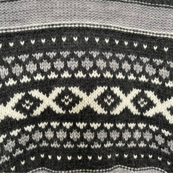 Sansara Gray Nordic Wool Blend Knit Cardigan US M - Picture 5 of 7